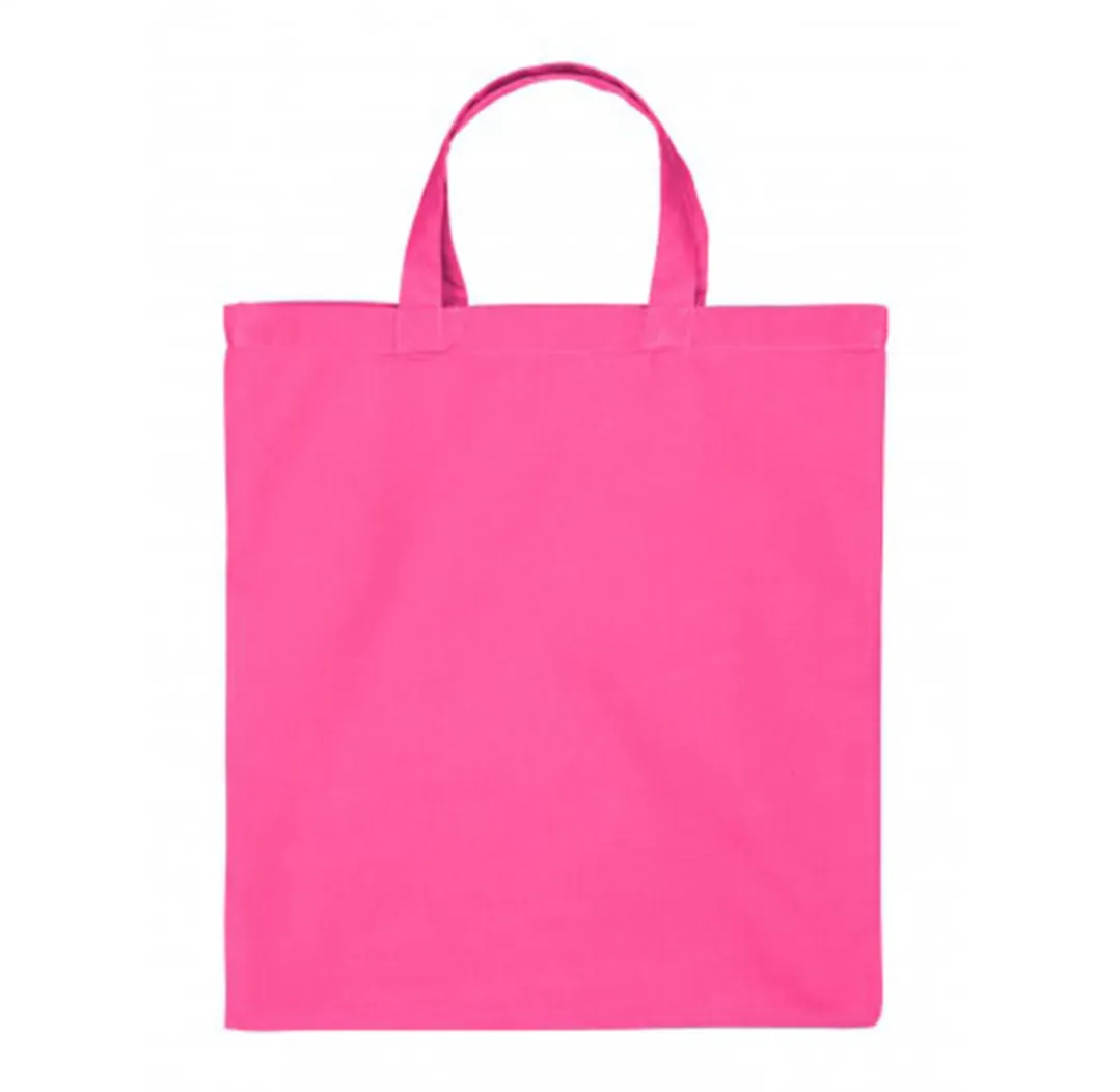 Cotton Tote Bag Pink