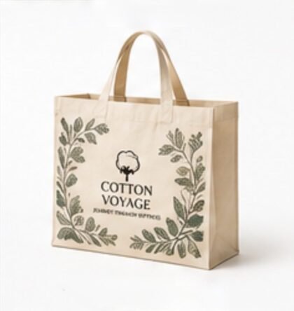 Printed Gusseted Tote Bag