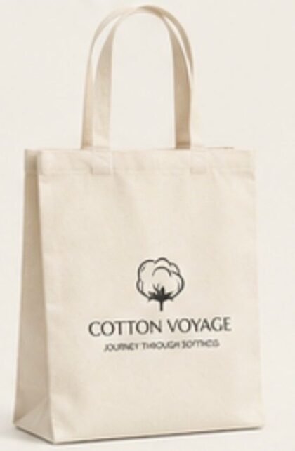 Mini Canvas Tote Bag with Gusset